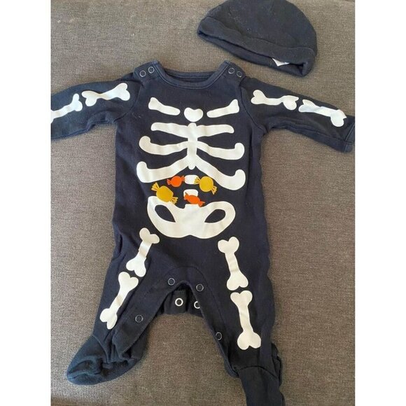Carter's Other - Old Navy halloween skeleton sleeper size 3 months